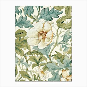 Wallpaper Floral Pattern 23 Canvas Print