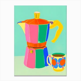 Coffee Pot Canvas Print