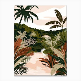 Tropical Landscape 4 Canvas Print