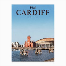 Cardiff City Centre Canvas Print