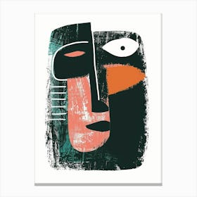 Face Of A Man 19 Canvas Print