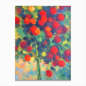 Bloodwood tree Abstract Block Colour Canvas Print