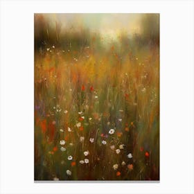 Poppies In The Meadow 3 Canvas Print