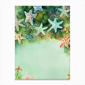 Sea Star (Starfish) II Storybook Watercolour Canvas Print