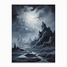 Dark Fantasy Landscape 1 Canvas Print