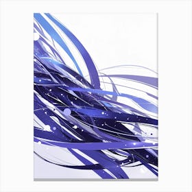 Abstract Wave Pattern Canvas Print