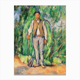 Gardener, Paul Cézanne Canvas Print
