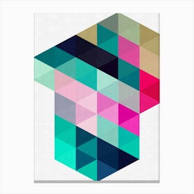 Triangle geometry 2 Canvas Print