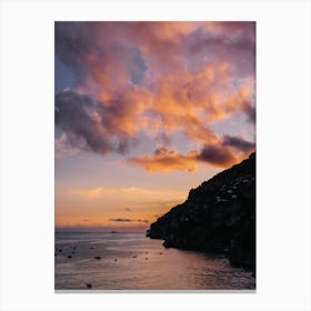 Amalfi Coast Sunset Canvas Print