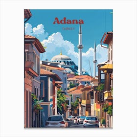 Adana Turkey Streetview Travel Art Stampe su tela