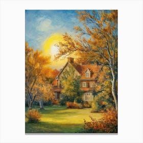 Autumn House 1 Canvas Print