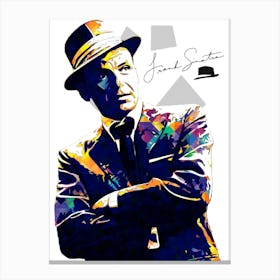 Art Of Sinatra Canvas Print