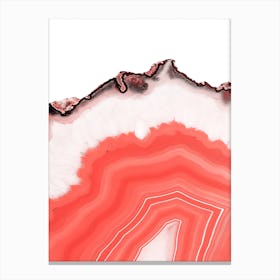 Living Coral Agate Canvas Print