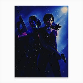 Light Of Heroes ― Nadine Ross Chloe Frazer Uncharted The Lost Legacy Canvas Print