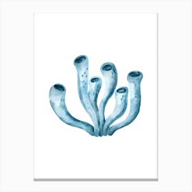 Blue Corals Canvas Print