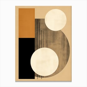 Abstract Reverberations; Bauhaus Symphony Canvas Print