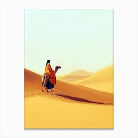 Sahara Desert Landscape Canvas Print