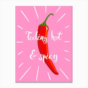 Hot Chilli Lover Canvas Print