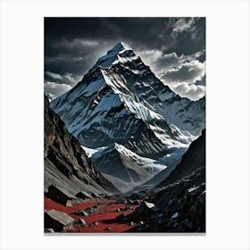 Nepal Mountain Everest: The Crown of the Himalayas Canvas Print