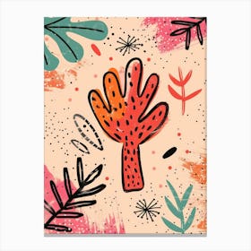 Cactus Painting 3 Canvas Print