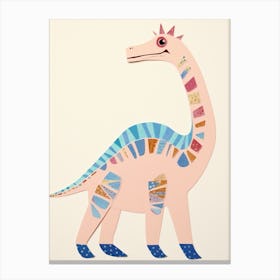 Nursery Dinosaur Art Nigersaurus 3 Canvas Print
