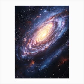 Galaxy In Space 4 Canvas Print