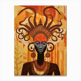 African Symbolism 2 Canvas Print