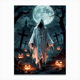 Halloween Ghost 2 Canvas Print