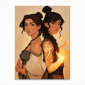 Avatar Sisters Canvas Print