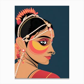 Indian Dancer Canvas Print