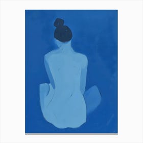 'Blue Nude' Canvas Print