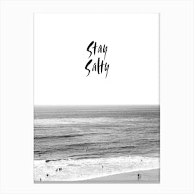 Stay Salty Canvas Print