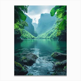 Chinese Landscape 25 Canvas Print