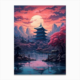 Japanese Landscape 29 Canvas Print