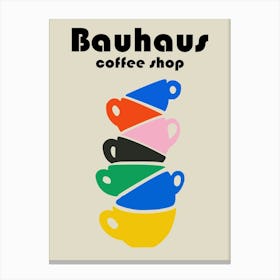 Bauhaus Coffee Shop Canvas Print