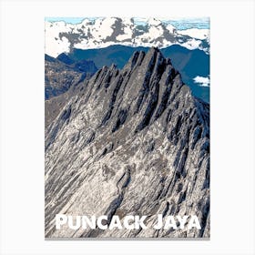 Puncack Jaya, Cartenz Pyramid, Mountain, USA, New Guinea, Nature, Sudirman, Climbing, Wall Print, Canvas Print