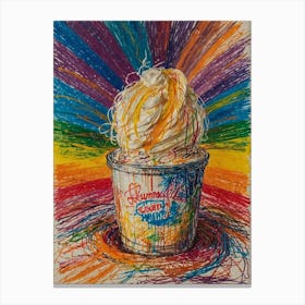 Ice Cream Sundae 29 Canvas Print