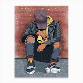 Urban Youth on the Street Canvas Print