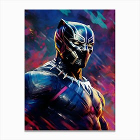 Black Panther Painting Canvas Print