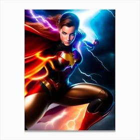 Dc Comics Superheroes 1 Canvas Print