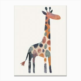 Charming Nursery Kids Animals Giraffe 4 Canvas Print