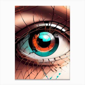 I put an eye on you Serie 3 Canvas Print