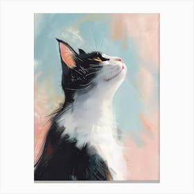 Cat Painting 9 Canvas Print