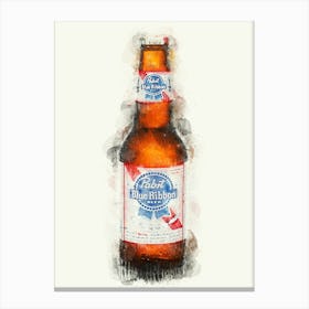 Pabst Blue Ribbon Canvas Print