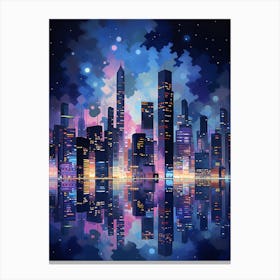 The City Canvas Print