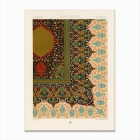 Indo Persian Pattern, Albert Racine 3 Canvas Print
