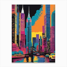 New York City Skyline 5 Canvas Print