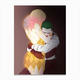 Joker with Women Canvas Print