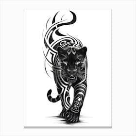 Black Panther 1 Canvas Print