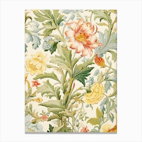 Floral Wallpaper 6 Canvas Print